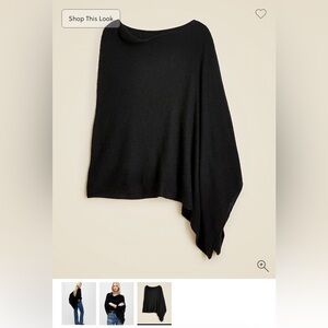 JCrew Cashmere Wool Poncho